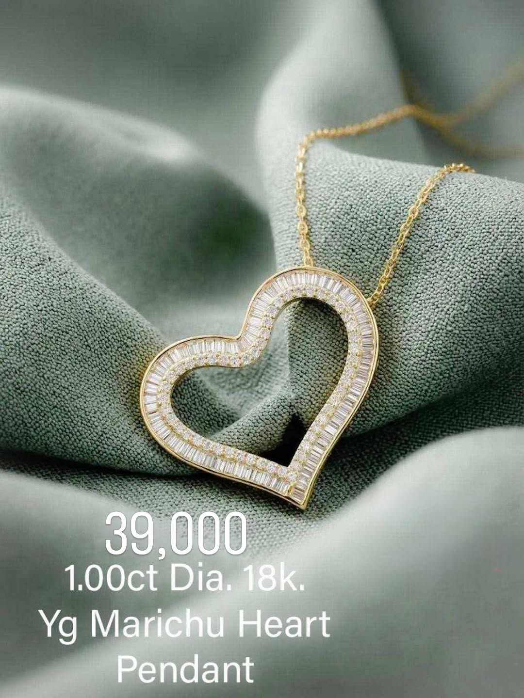 Diamond drop earrings
